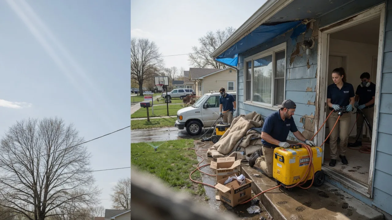 Basement Flood Cleanup in Fairfax, IA near me